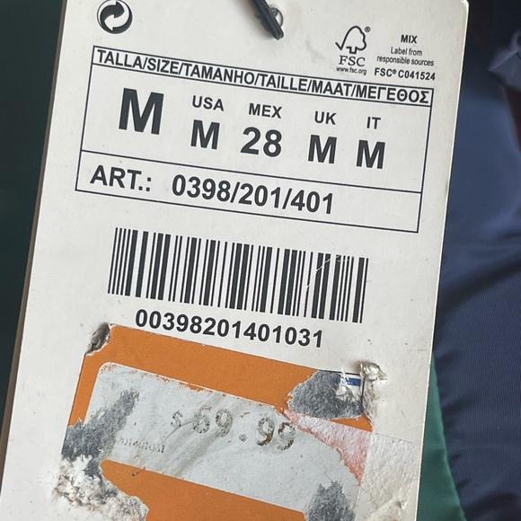 New! Zara - warm TRF hooded puffer jacket size M - Picture 10 of 12